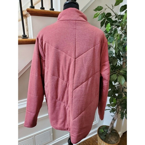 Three Dots Women's Pink Polyester Long Sleeve Full Zip Front Casual Jacket 2XL - Picture 7 of 11